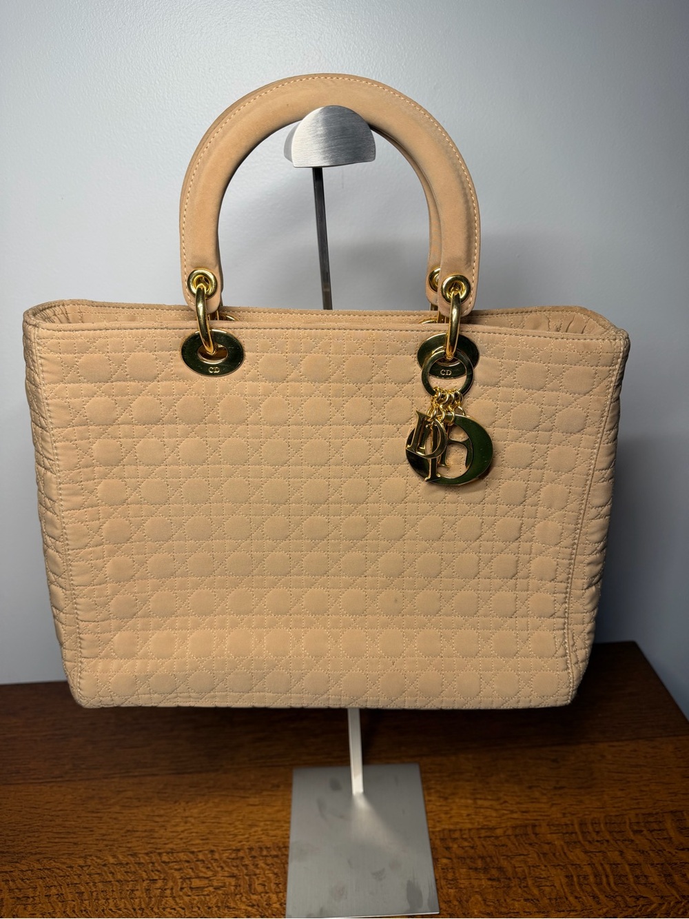 Lady Dior Medium Cannage Bag with Gold-Tone Hardware with COA - Picture 2 of 16